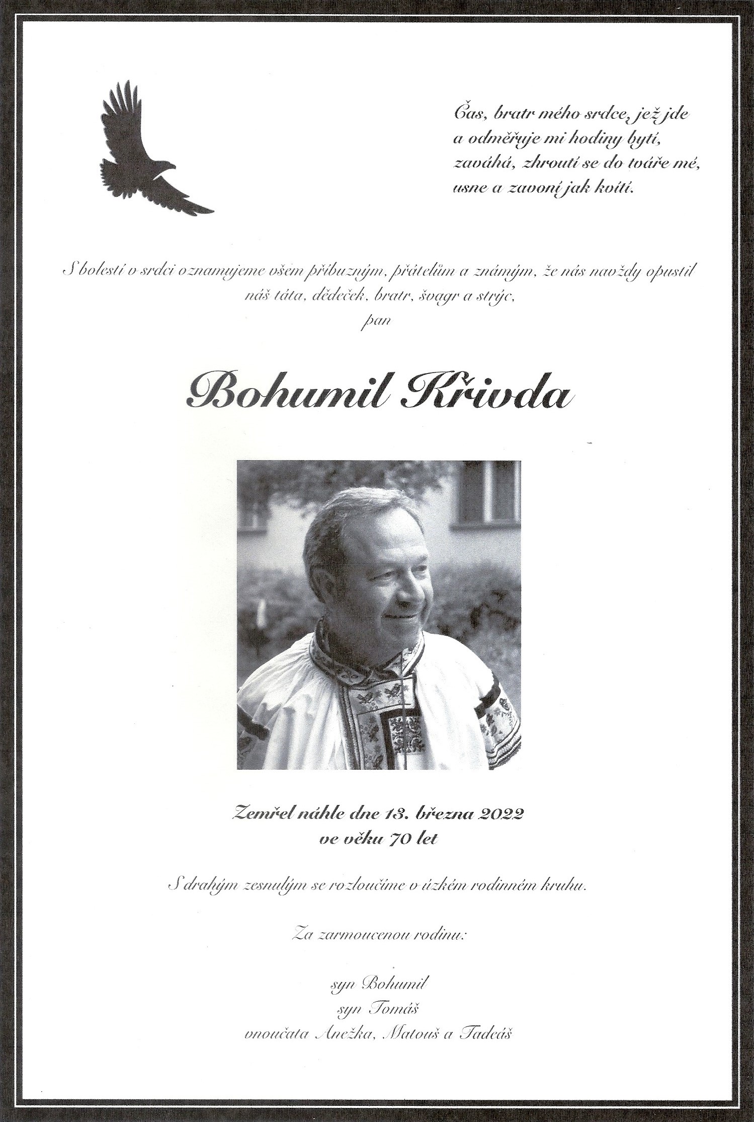 2022.03.13 BOHUMIL KŘIVDA v